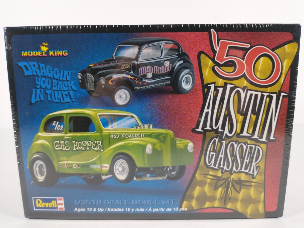 ‘50 Austin Gasser ‘50 Austin Coupe Revell 1:25 Model Kit 85-2090 Sealed Box