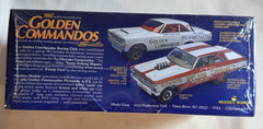 Moebius Models 1965 A/FX Golden Commandos Plymouth Satellite Model Kit Sealed