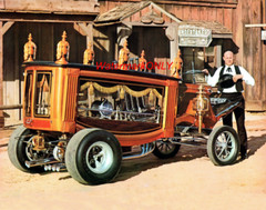 “Ray Farhner” “Boot Hill Express” ’60’s “Hearse” Hot Rod Show Car PHOTO! #(1)