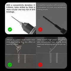 DSPIAE Orbit Rechargeable Electric Hand Drill Tool Machin Polishing Hobby Craft