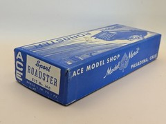 1950’s Ace Products Sports Roadster Wooden Model Kit – Orig 1950 Build with Box