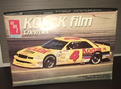 1/25 Ernie Irvan Kodak NASCAR Chevrolet Monte Carlo Plastic Model Kit 1990 Used