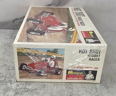 RARE!! Vintage 1967 Monogram Hot Shot Midget Racer Model Kit