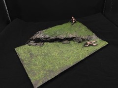 1/35 Scale Military Diorama Base Terrain Display Model Soldiers Figures Diecast