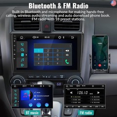 Car Stereo for Honda CRV 2007-2011 Car Radio,MP5 Player with Apple Carplay