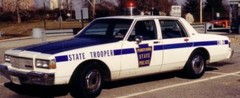 1988 Pennsylvania State Trooper Police Car 1/64th Scale Waterslide Decals
