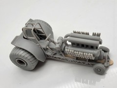 Mini V12 Pulling Tractor 1/25 Scale Resin Model Kit