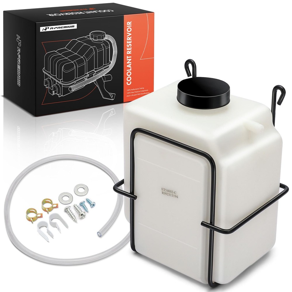 A-Premium Automatic White Universal Coolant Reservoir Bottle Kits Compatible…