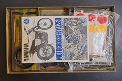 Tamiya 1/6 Big Scale Yamaha Motocrosser YZ250 RARE Kit #16011 First Release 1977