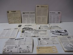 51 AMT, MPC, Monogram, and Revell Model Instructions