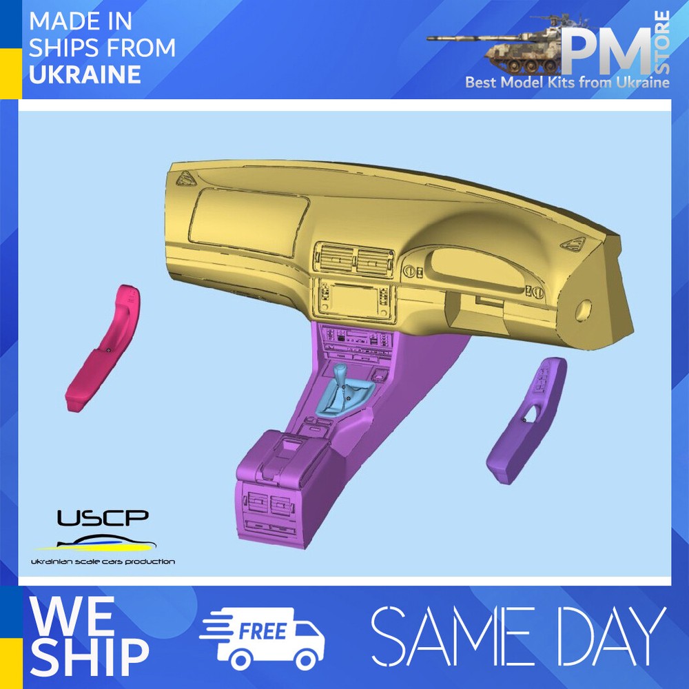 USCP 24T054 1/24 M5 e39 RHD conversion set Resin kit Upgrade accessories