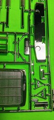 Chrome Sprue Grill Peterbilt 359 Cross Country Hauler 1/25 AMT Mirrors Exhaust