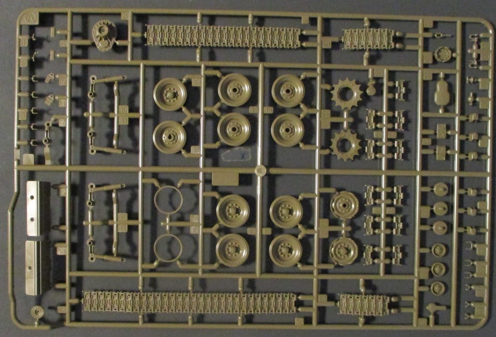 TAMIYA 1/35th Scale M24 Chaffee – Parts Tree A from Kit No. 35391