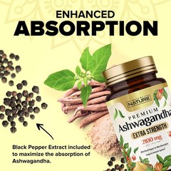 Built by Nature Ashwagandha 2100mg Extra Strength Stress 60 Count (Pack of 1)