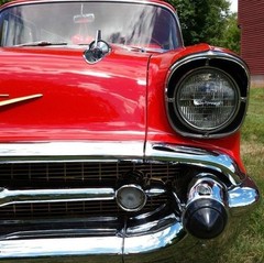 57 Chevy 1957 Chevrolet Built Vintage Car 1 24 Red BelAir 12 Model 56 18 1955 55