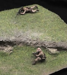 1/35 Scale Military Diorama Base Terrain Display Model Soldiers Figures Diecast