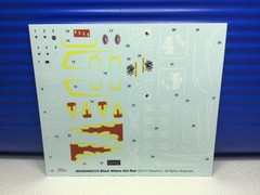 BLACK WIDOW HOT ROD MODEL DECAL ORIGINAL Revell 2014 Sheet