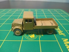 Africa Corps 1/72 1/87 ? Army Tank Trucks Built Model WW II German Tan Diorama