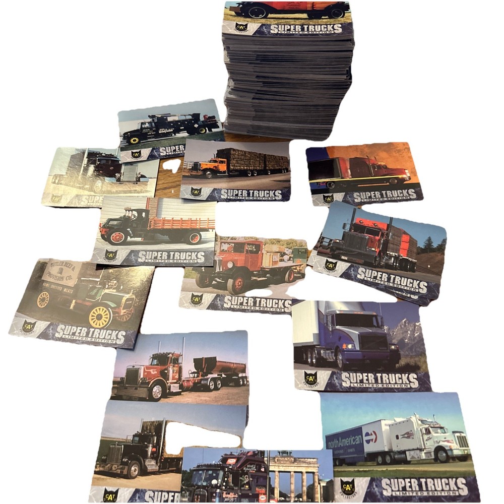 Super Trucks Limited Edition Cards , Get The Hole Stack, Many Duplicates