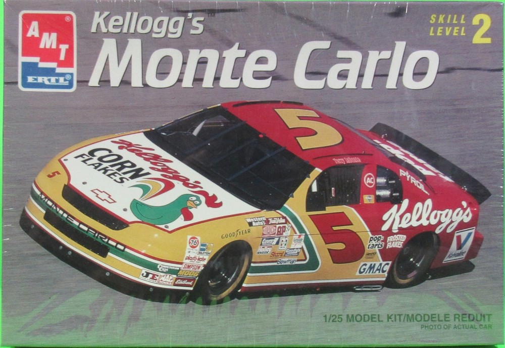 Sealed! Vintage Chevrolet Monte Carlo Model Kit 1995 Terry Labonte Kellogg’s