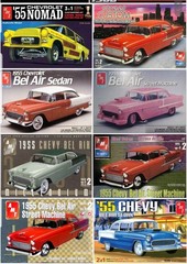 1955 Chevrolet Bel Air GRILLE from AMT 1:25 Model Kit 55 Chevy GRILL