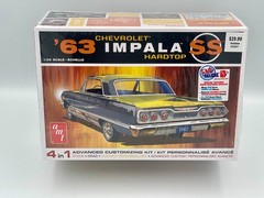 AMT 1149M 1963 Chevrolet Impala SS Hardtop 1:25 Model Kit Unassembled