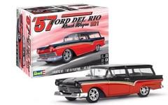 Revell 1/25 1957 Ford Del Rio Ranch Wagon 2’n1 Plastic Model Kit 14548