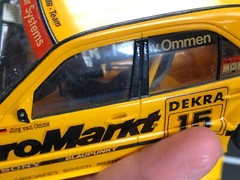 Pre-built AS-IS Unbranded Plastic Model Kit MERCEDES-BENZ AMG PROMARKT Yellow