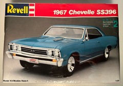 Revell 1967 Chevrolet Chevelle SS396 1:25 Car Model Kit 7146, Sealed (B259)