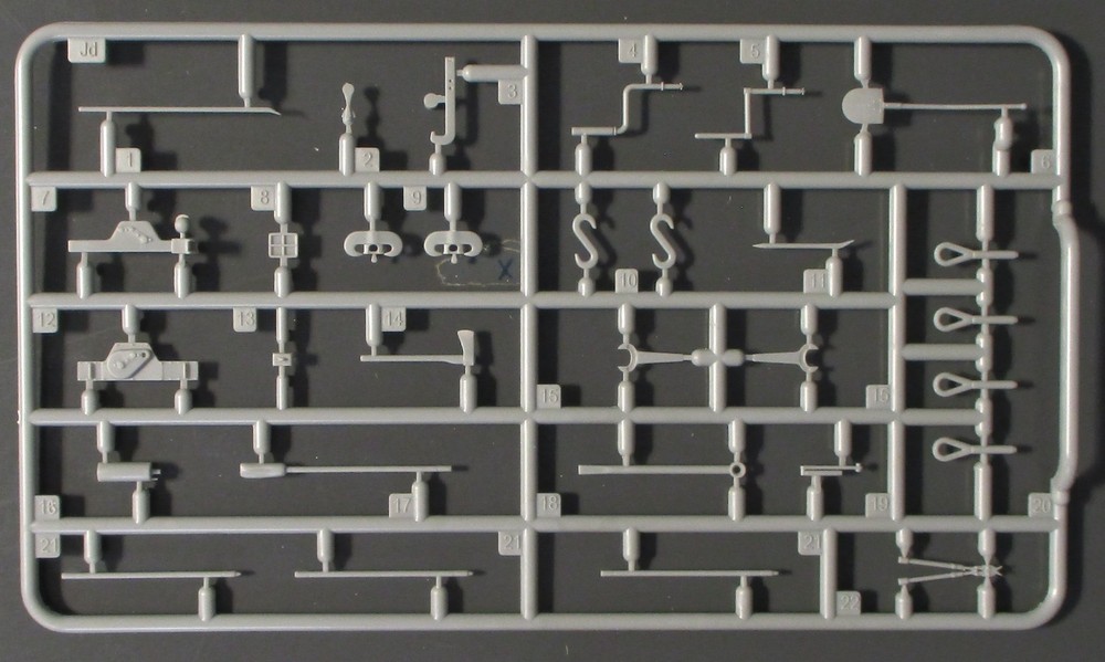 Miniart 1/35th Scale Stug III Ausf G – Parts Tree Jd from Kit No. 35335