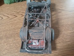1980’S MONTE CARLO OLD RUSTY RETIRED STOCK CAR SITTIN IN FIELD DIORAMA SCENE !!