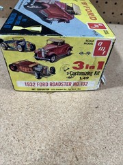 Original AMT 1932 Model B Ford Customizing model kit, partially assembled