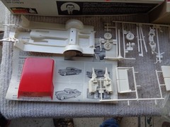 Monogram # PC-83 1955 Chevy Bel Air Convertible Hardtop Car Parts Model KIT 1/24