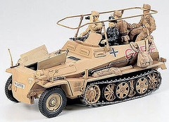 Tamiya German SdKfz 250/3 Greif Halftrack – Plastic Model Military Vehicle Kit
