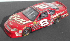 BUILT #8 BUDWEISER 2003 MONTE CARLO D. EARNHARDT JR NASCAR STOCK CAR MODEL 1/24