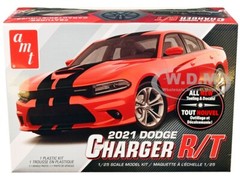 SKILL 2 MODEL KIT 2021 DODGE CHARGER R/T 1/25 SCALE MODEL CAR BY AMT AMT1323M