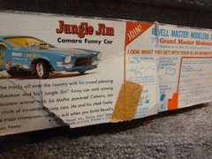 REVELL JUNGLE JIM CAMARO FUNNY CAR MODEL KIT H-1440 SUPER RARE BRAND NEW