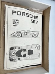 Heller Humbrol Porsche 917K Historic Racing Cars 1:24 80746 1984 Model Kit