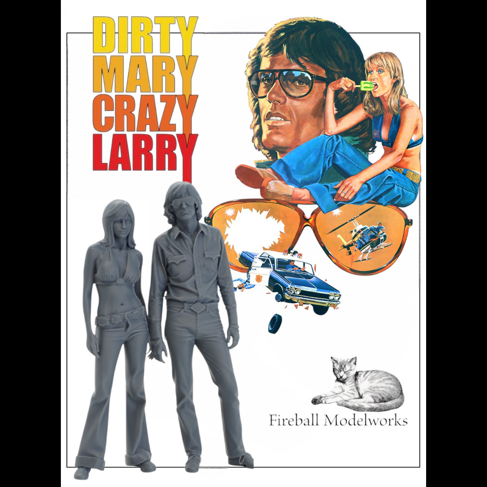 Dirty Mary Crazy Larry Figure Set 1/24 – 1/25