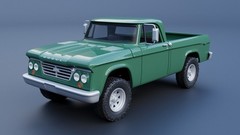 ABS-LIKE RESIN 3D PRINTED 1/25 1962 DODGE W100 POWER WAGON PICKUP FULL KIT
