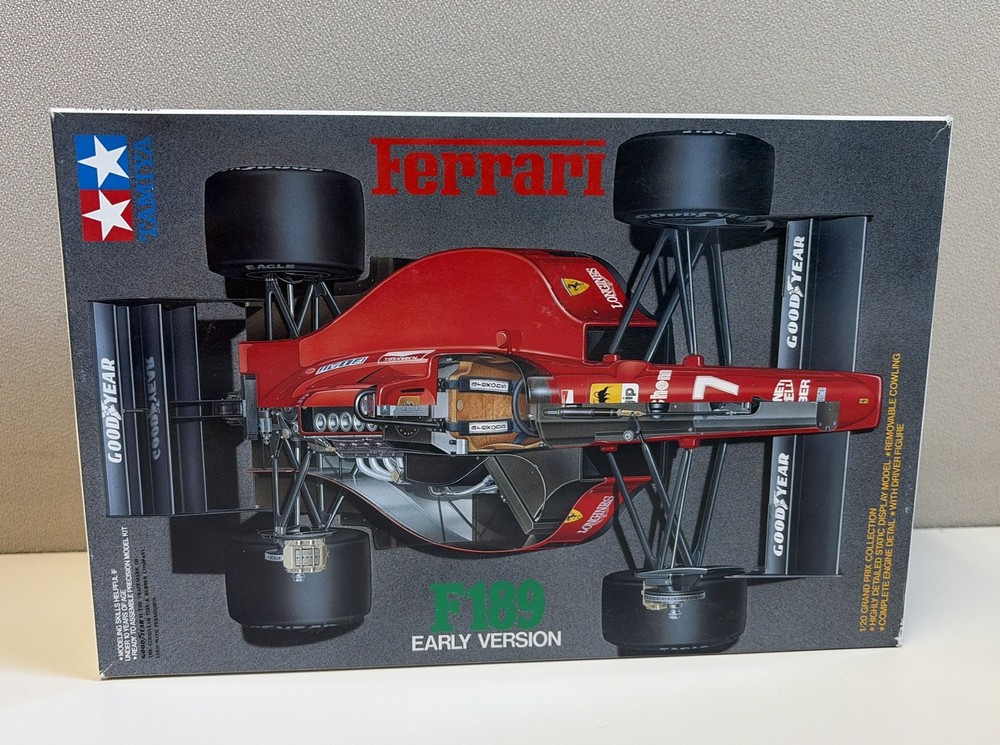 Tamiya 20038 Ferrari F189 Early Version Model Race Car Kit Parts Sealed 1/20