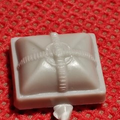 Drag Parachute 1966 Ford Mustang 1:25 scale model car part AMT