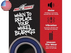 All Balls Racing 25-1492 Wheel Bearing Kit Compatible with/Replacement for Honda