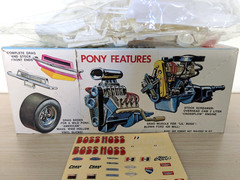 *L@@K! *RARE *ORIGINAL VINTAGE AMT NEW FORD 1973 PINTO DRAG KIT **SEALED-BAG!