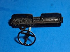 66 FORD MUSTANG COUPE – DASHBOARD STEERING WHEEL – AMT MODEL CAR KIT PARTS LOT