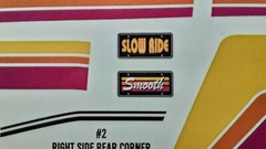 1977 E150 Ford Van Cruising 1/25 Waterslide Decal Sheet Custom Graphics MI Plate