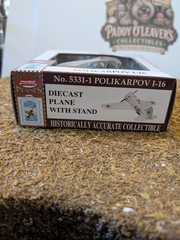 Model Power Postage Stamp Polikarpov 1-16 Die cast model with Stand