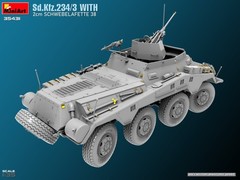 Miniart 1/35 Sd.Kfz.234/3 WITH 2cm SCHWEBELAFETT #35431📌USA📌New Rel.📌Sealed