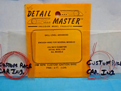 Detail Master 1074 1/24-1/25 .016 Dia. Custom Ignition Wire, Pink, 5 Feet