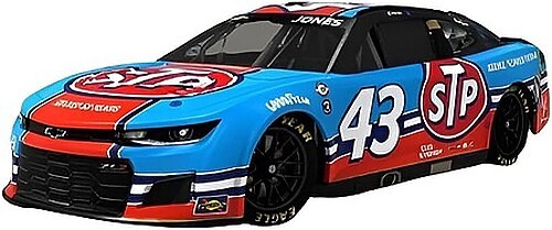 Salvinos Erik Jones 2023 Chevrolet Camaro ZL1 #43 STP – Plastic Model Race Car